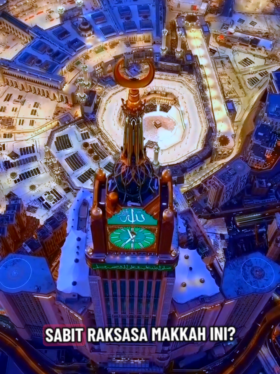 clocktower salah satu menara tertinggi di dunia kalau orang Indonesia manggilnya zamzam tower #makkah #umroh #haji #clocktower #fyp 