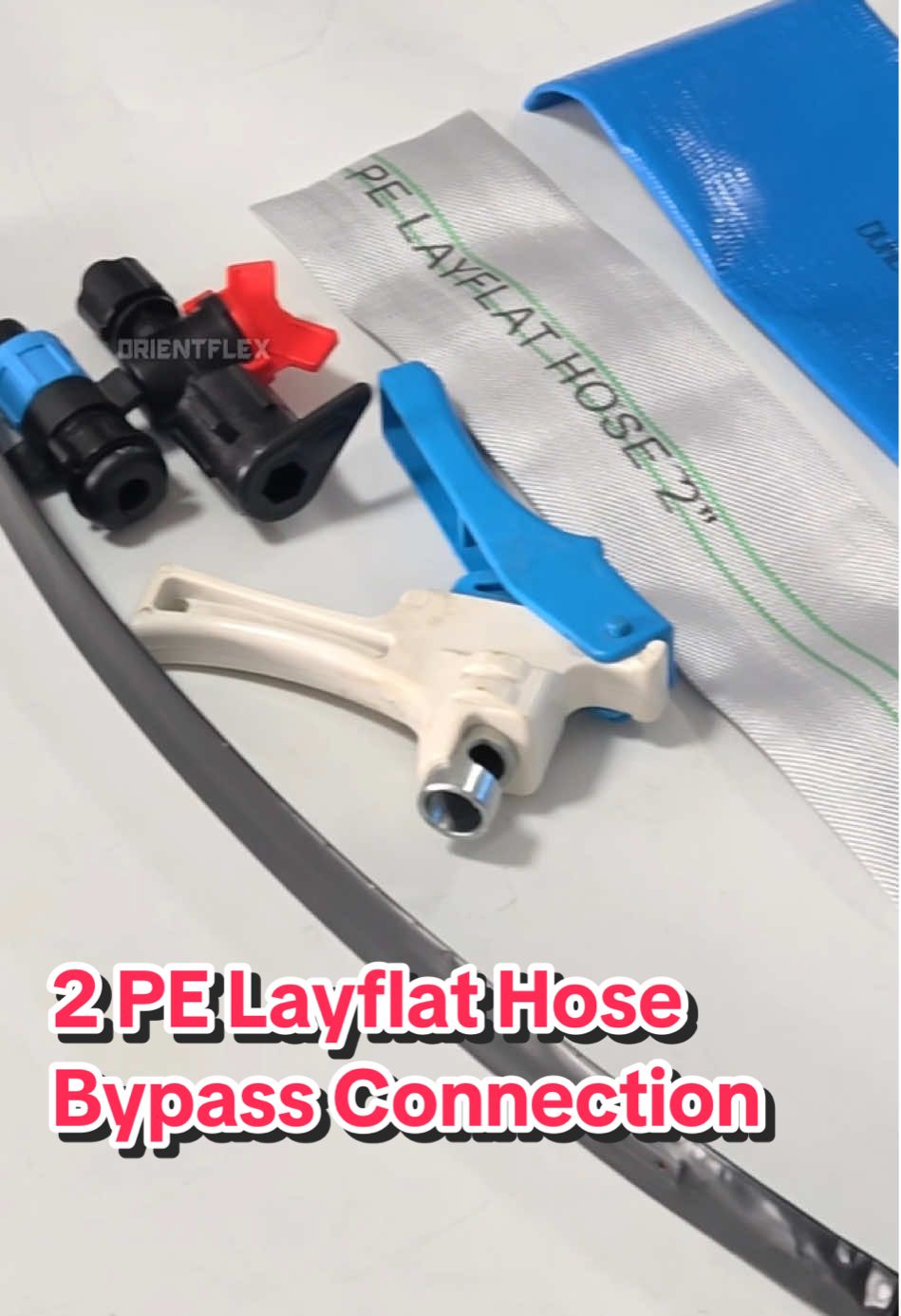 2 PE Layflat Hose Bypass Connection  #Irrigation #agriculture #harvest #plants #farm 