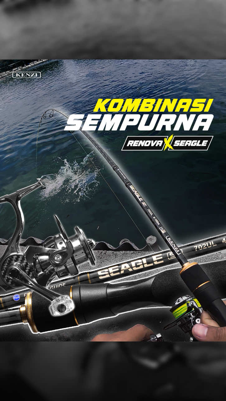 Nggak cuma omong doang, tapi kita buktiin langsung di lapangan! Lihat sendiri gimana joran Seagle ini menaklukkan penghuni bawah air #KenziFishing #StrikeBarengKenzi #KenziStrikeSquad #HargaEkonomisHasilAmis #JoranUL 