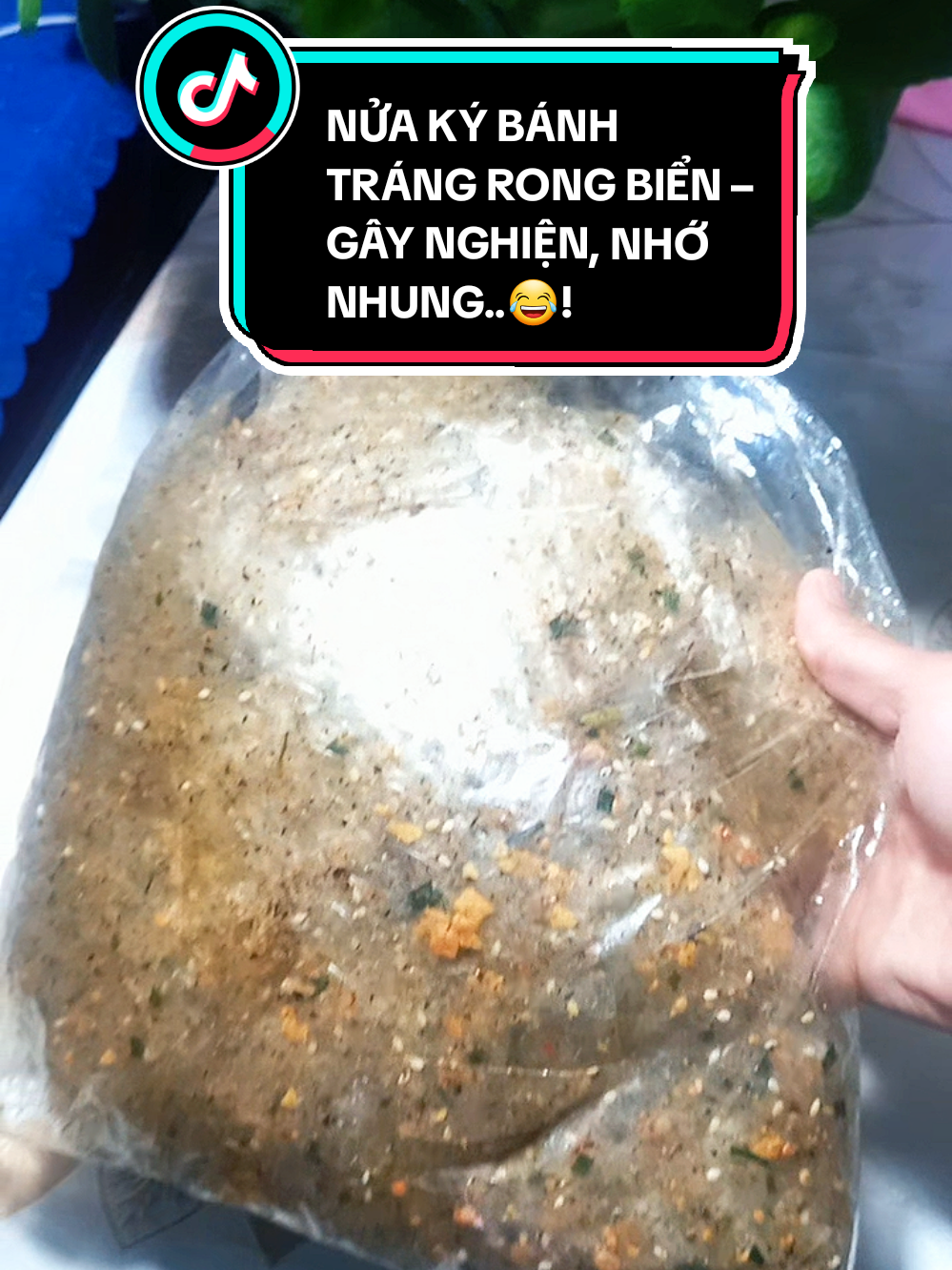 Bịch bánh tráng trộn rong biển Combo nửa ký – đặc sản Tây Ninh gây nghiện 😋 Ai mê ăn vặt mà chưa thử là tiếc lắm luôn á! #banhtrangtron #foodtiktok #anvat  #rongbien  #mukbang  @KIMCUONGHAPPY @KIMCUONGHAPPY @KIMCUONGHAPPY 