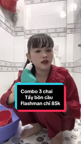 Combo chai tẩy bồn cầu Flashman chỉ 8.5k miễ.n ship 👍👍👍 #tayboncauflasman #tayboncau #xuhuong #vesinhboncau #flashman 