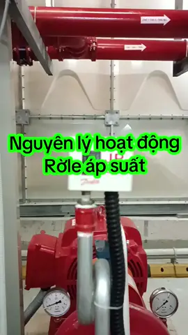 Rơle áp suất (pressure relay hay pressure switch) là thiết bị cảm biến áp suất, có nhiệm vụ đóng hoặc ngắt mạch điện khi áp suất đạt đến giá trị cài đặt trước. Dưới đây là nguyên lý hoạt động của nó, dễ hiểu và chuẩn kỹ thuật  ⚙️ 1. Cấu tạo cơ bản Một rơle áp suất thường gồm: Màng cảm biến (màng đàn hồi hoặc piston): nhận áp suất chất lỏng hoặc khí. Lò xo điều chỉnh áp suất: tạo lực đối kháng, dùng để cài đặt ngưỡng áp suất làm việc. Tiếp điểm điện (NO/NC): đóng hoặc ngắt mạch khi áp suất thay đổi Vỏ và đầu nối áp suất: bảo vệ và kết nối với hệ thống ống dẫn. ⚡ 2. Nguyên lý hoạt động 1. Khi áp suất tăng: Áp suất chất lỏng (hoặc khí) tác dụng lên màng cảm biến. → Màng bị đẩy lên (hoặc xuống) làm nén lò xo. → Khi đạt đến ngưỡng cài đặt, lực áp suất thắng lực lò xo → tiếp điểm đổi trạng thái (đóng hoặc ngắt mạch điện). 2. Khi áp suất giảm: Áp suất giảm, lò xo đẩy màng trở lại vị trí ban đầu. → Tiếp điểm trở lại trạng thái cũ. => Nhờ đó, rơle áp suất tự động điều khiển thiết bị điện như bơm, máy nén, hoặc cảnh báo áp suất cao/thấp 💡 3. Ứng dụng thực tế Trong hệ thống bơm nước: Khi áp suất đạt mức cao → rơle ngắt bơm; khi áp suất giảm → rơle đóng bơm chạy lại. Trong hệ thống lạnh, khí nén: Bảo vệ máy nén khi áp suất quá cao hoặc quá thấp. Trong hệ thống thủy lực: Kiểm soát áp suất và điều khiển van tự động. #quanlyhatang #kythuattoanha #kỹthuật #BảoTrì #role 