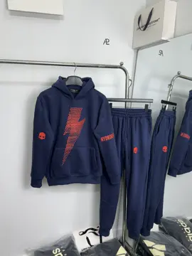 Bộ nỉ bông dài tay có mũ dày dặn 2 lớp 4xx #xuhuongtiktok #xhtiktok #quanao #quanaonam #thoitrangnam 