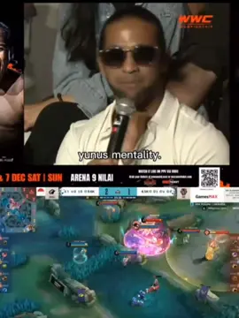 Ngakak banget liat Yunus kalau mode Prescon wkwk#trending #yunussasmita #yusufazmi #wwc #MLBB 