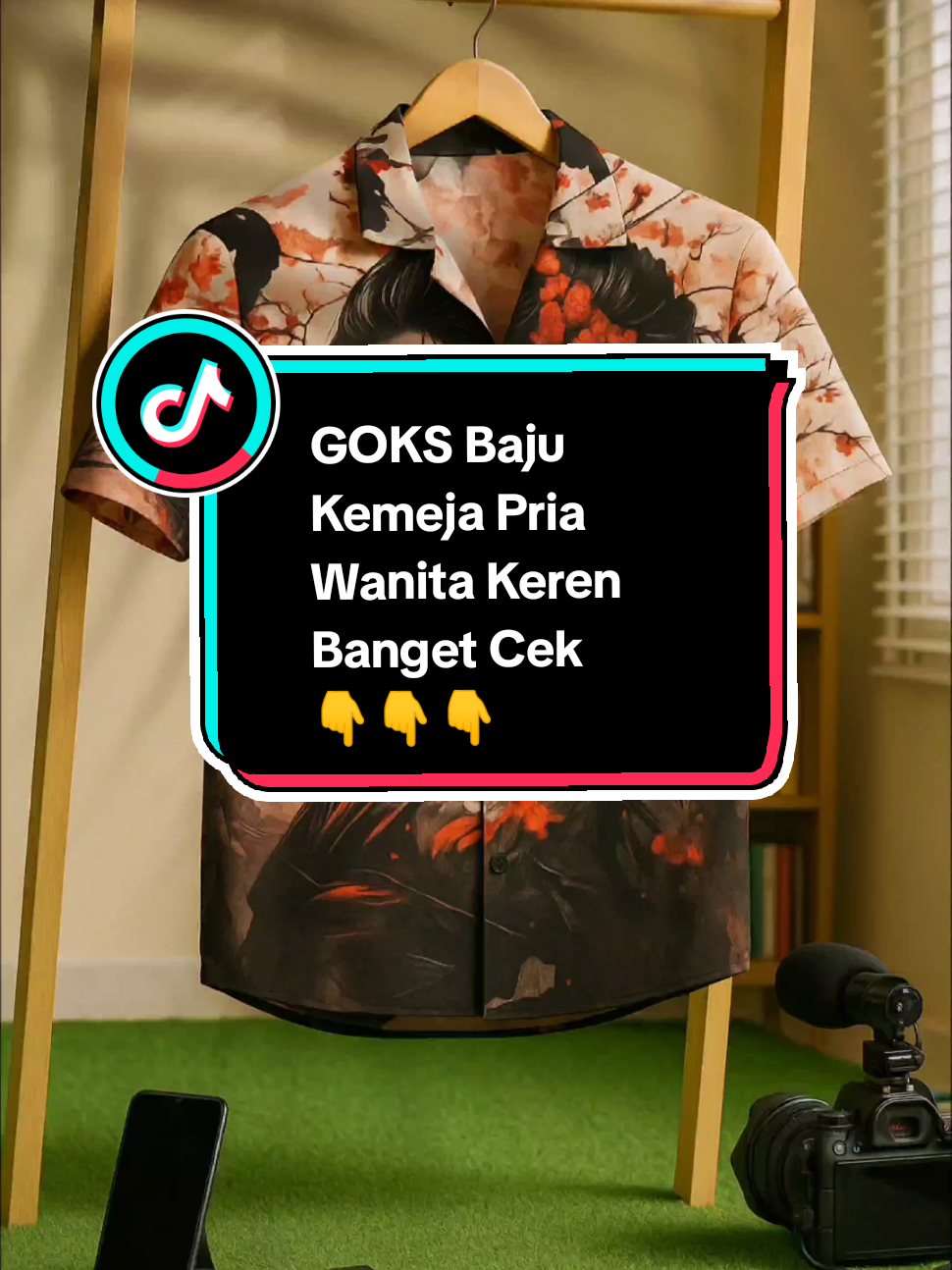 GOKS Baju Kemeja Pria Wanita #fyp #kemeja 