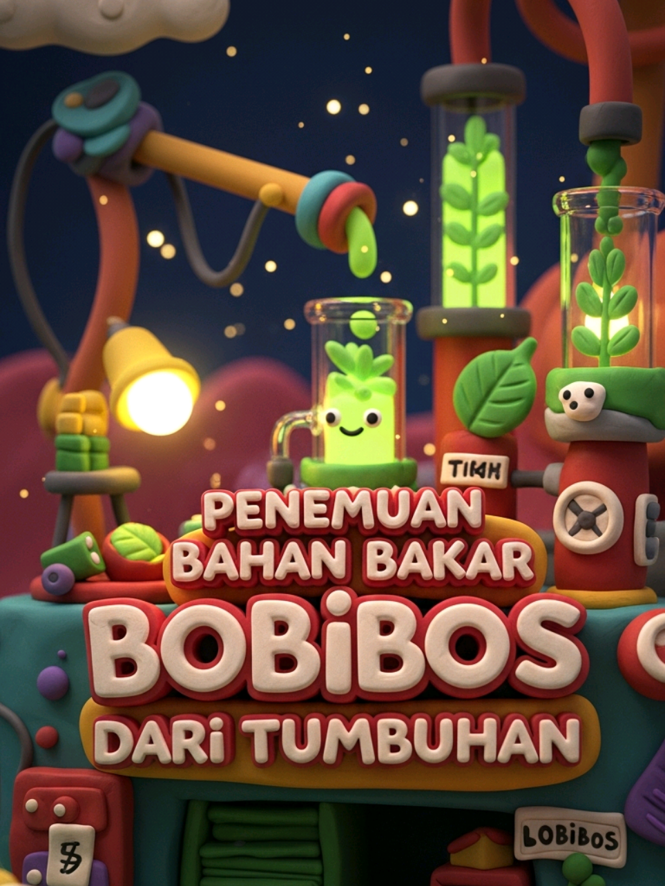 Penemuan Bahan Bakar Bobibos Dari Tumbuhan🌱🌍 #clayanimation #claymation #bobibos #faktaunik #fypindonesia 
