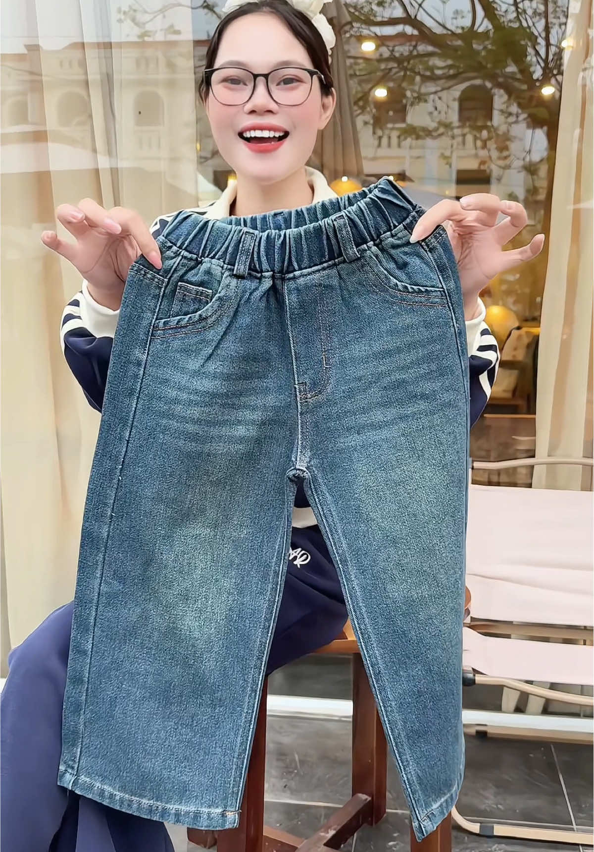 Quần jean mềm bé gái #quần #quanjeanbegai #quanjeanxuong #quanbobegai #hientantam2000 