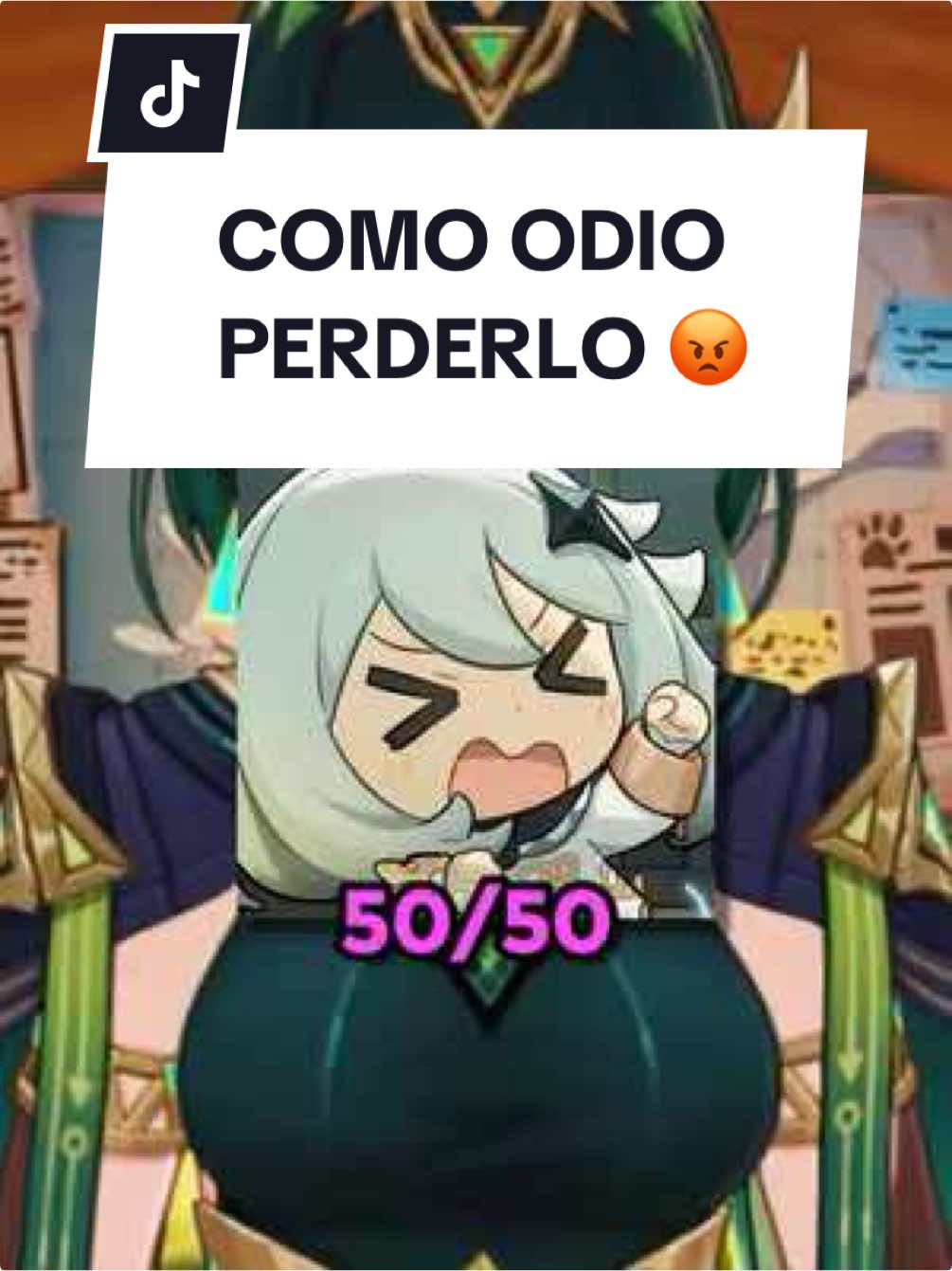 😠 COMO ODIO EL 50/50 #genshin #GenshinImpact #hoyocreators #kaguya #megascaryaxel