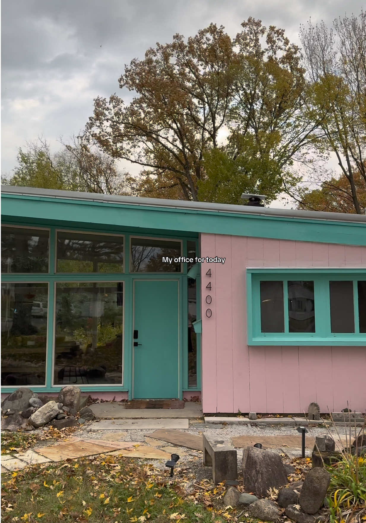 This place just makes me happy  Pink Opal house MCM Columbus Ohio  #dollhouse #dreamhouse #midcenturymodern 