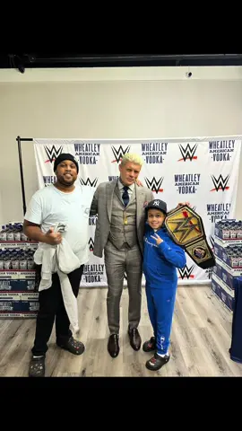 Today I made one of my sons dreams come true!! We met Cody Rhodes! Such a surreal experience. I’ll cherish today forever. I love my boy 💪🏽🙏🏾❤️ #Shawneatzzz #WWE #codyrhodes #fatherhood #fatherandson @Cody Rhodes 
