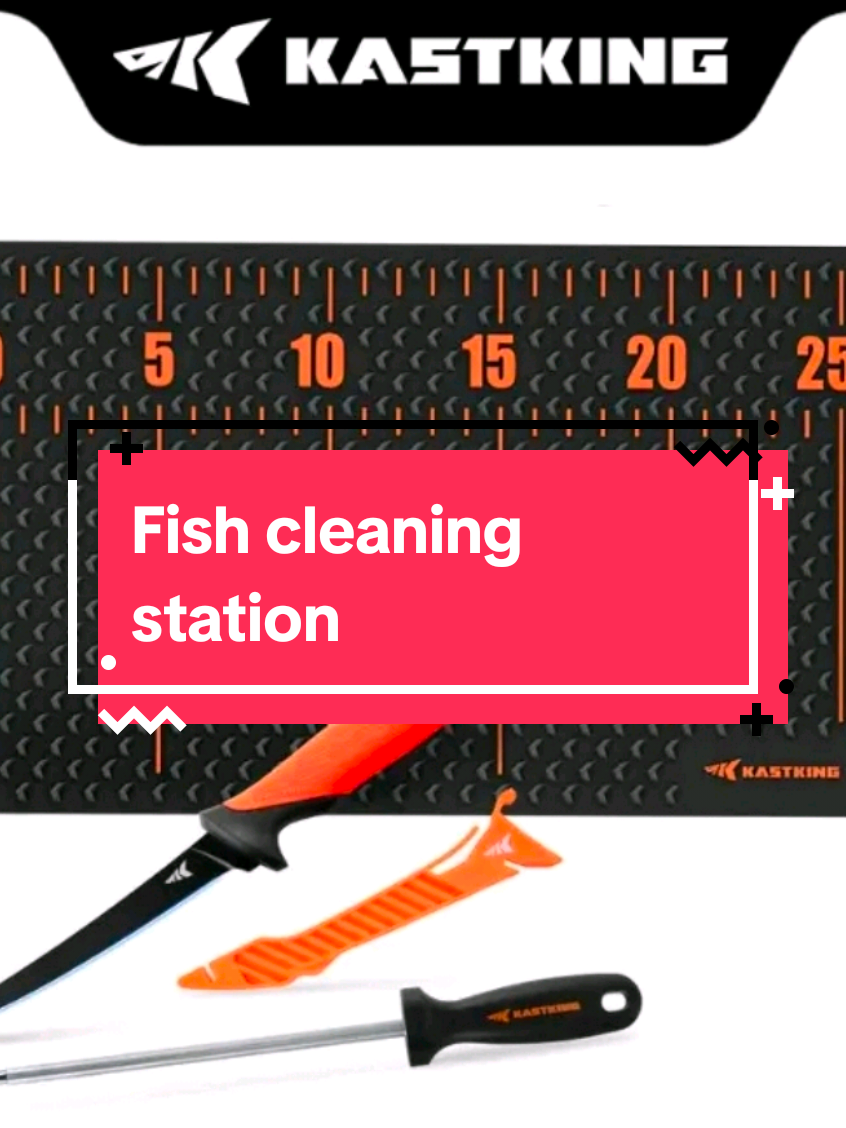 The easiest way to clean fish on the go 🐟🗡️ Boat, beach, dock, tailgate—just roll it out and get to work. It rinses clean and rolls right back up. Get it in the TikTok Shop 👇 #kastking #fishingtiktok #boats #fishing #florida @KastKingUSA 