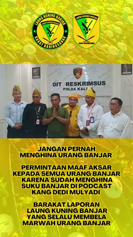 Kasus penghinaan terhadap orang Banjar pada podcast KDM akhirnya sudah tertangkap dan meminta maaf..  Pada intinya jangan pernah kita menghina ras manapun dan salinglah menghormati dan menghargai suku bangsa di Indonesia.. Meskipun kita berbeda suku bangsa tapi tetap satu Bhinneka Tunggal Ika 🇮🇩💪 @Laung Kuning Banjar DPC BJM  #sinsheyo #sinsheyoreal #multitherapybioenergy #pengobatansinsheyo #masukberandafyp 