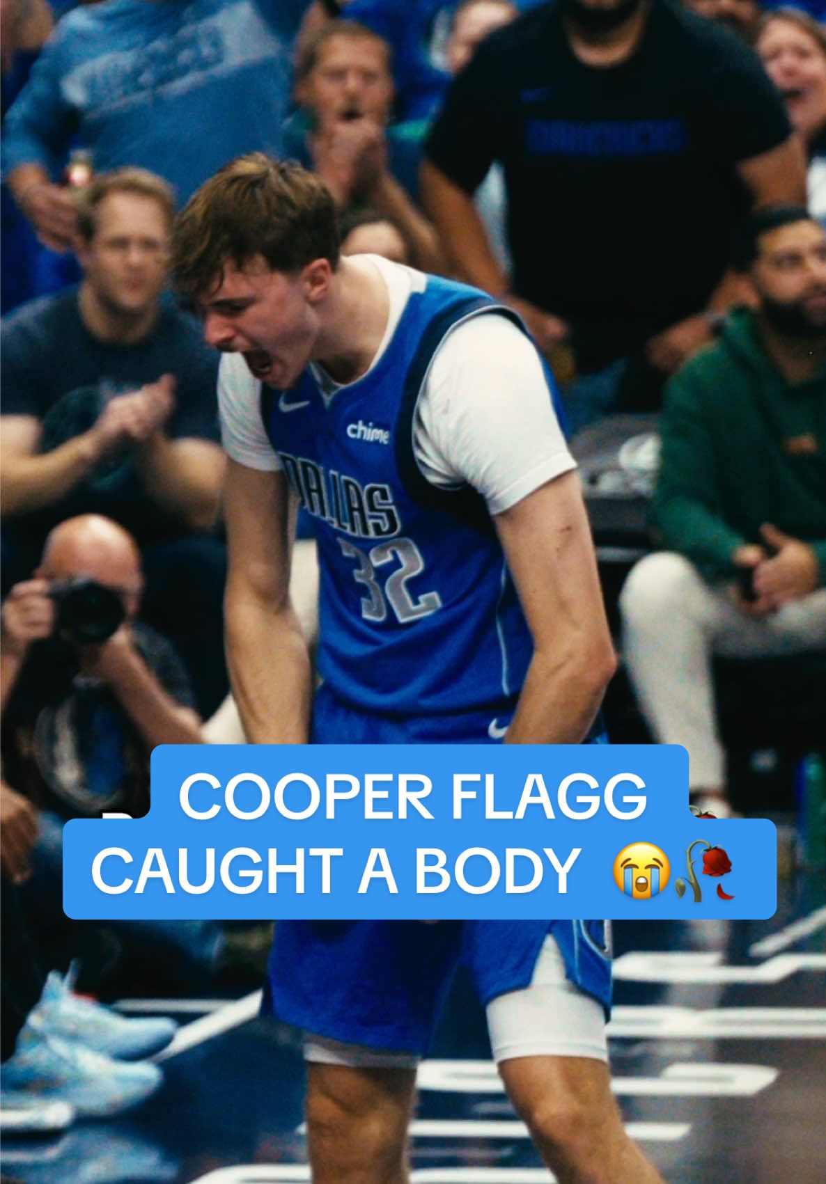 Coop is a PROBLEM 😤 #cooperflagg #dunk #dallasmavericks #NBA 