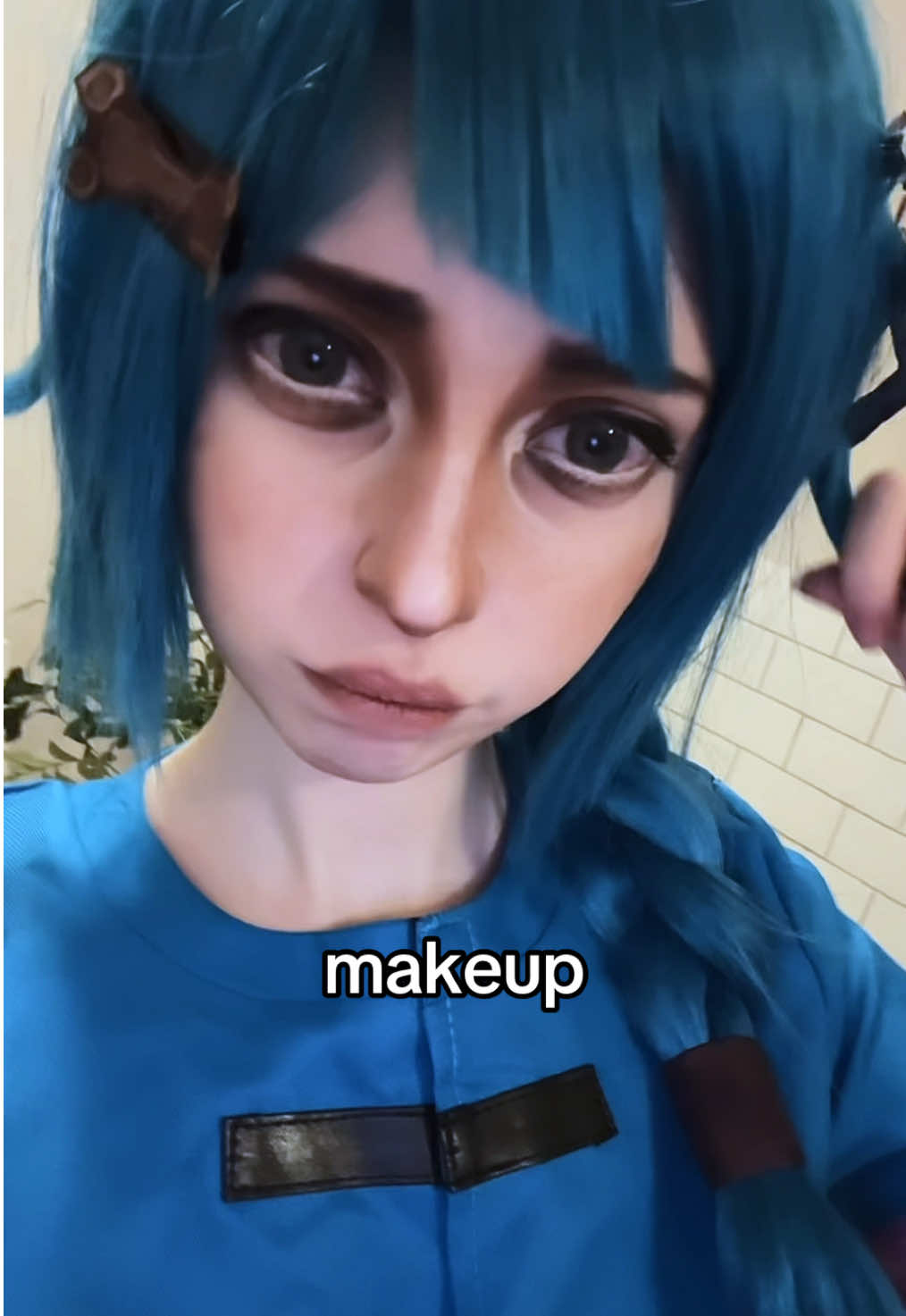 i felt so sick i got no postable content goodbye 😒 #foryou #fyp #arcane #powder #cosplay 