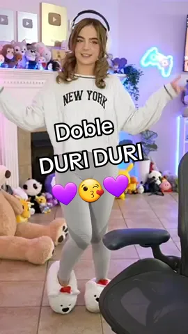 Doble #DURI DURI 💜😘💜 #bailecito #justdance #baile #tiktokviral 