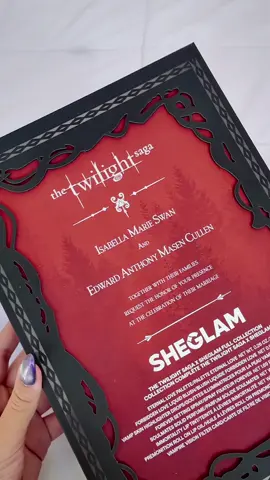 Maquillaje de The Twilight Saga 🧛🩸 #SHEGLAM #SHEGLAMXTHETWILIGHTSAGA #SHEGLAMCOLLECTION#THETWILIGHTSAGA #SHEGLAMpartner @SHEGLAM 