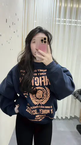 Áo nỉ xinhh #vairal #hottrend #xunhuongtiktok #thoitrangnu #phoidoxinh 