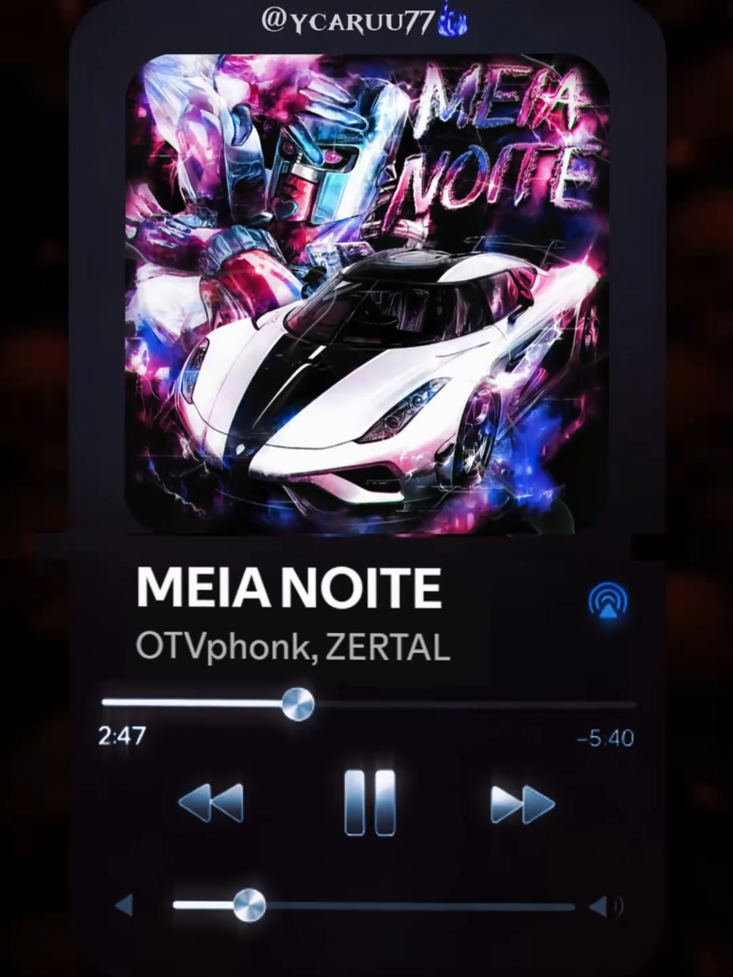 Song: MEIA NOITE (Slowed) | 𝐒𝐩𝐨𝐭𝐢𝐟𝐲 𝐩𝐥𝐚𝐲𝐥𝐢𝐬𝐭 𝐥𝐢𝐧𝐤 𝐢𝐧 𝐛𝐢𝐨! | #musica #edit #funk #phonk #vibesss #slowedsongs #songlyrics #aveeplayer #fyp #musicas #🎧 #myedit #phonk_music #bassboosted #bass #trend #playlist #spotify