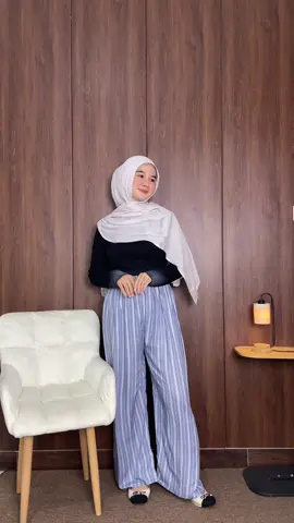 Celana stripe cakep dengan harga terjangkau 🥰🫶 #celanastripe #celanaviral #celanarayon 