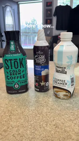 Ditch the expensive coffees…. Here’s how my boyfriend and I can still have our cafecitos everyday 🙈☕️🧊  #fyp #coffee #icedcoffee #coffeeathome #viral @stokcoldbrew 