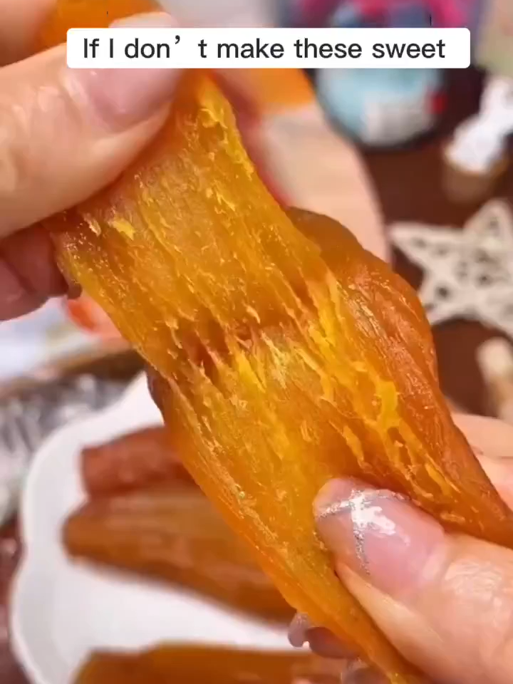 Soft-dried sweet potato 💛 chewy, sweet, and sooo good! No sugar. No oil. Just pure goodness 😋 #ReadyStock #SweetPotato #FilipinoDelicacy #TiktokShop #MustHave