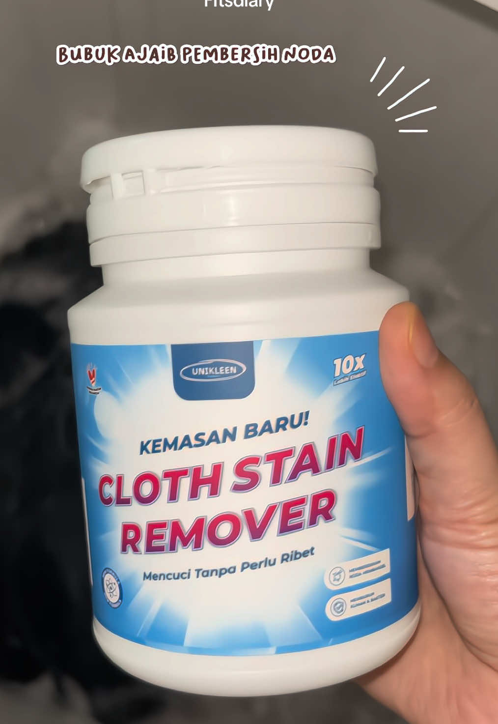 Untung masih punya stok @unikleen.id Cloth Stain Remover😭🤧 Jadi kepake lagii deh! #clothstainremover #unikleen #pembersihnoda 