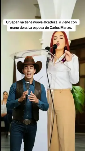 Uruapan ya tiene nueva alcadeza  y viene con mano dura. La esposa de Carlos Manzo. #méxico #parati #noticias #mexicocheck #michoacan 