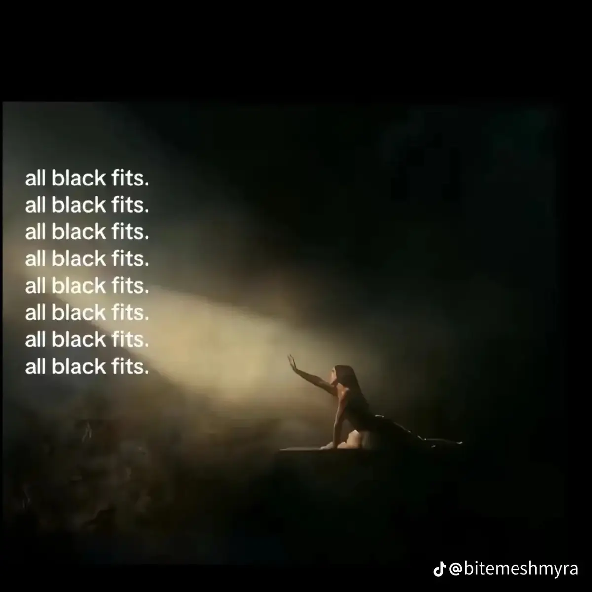 Don’t really wear black, but here ya go! #trending 