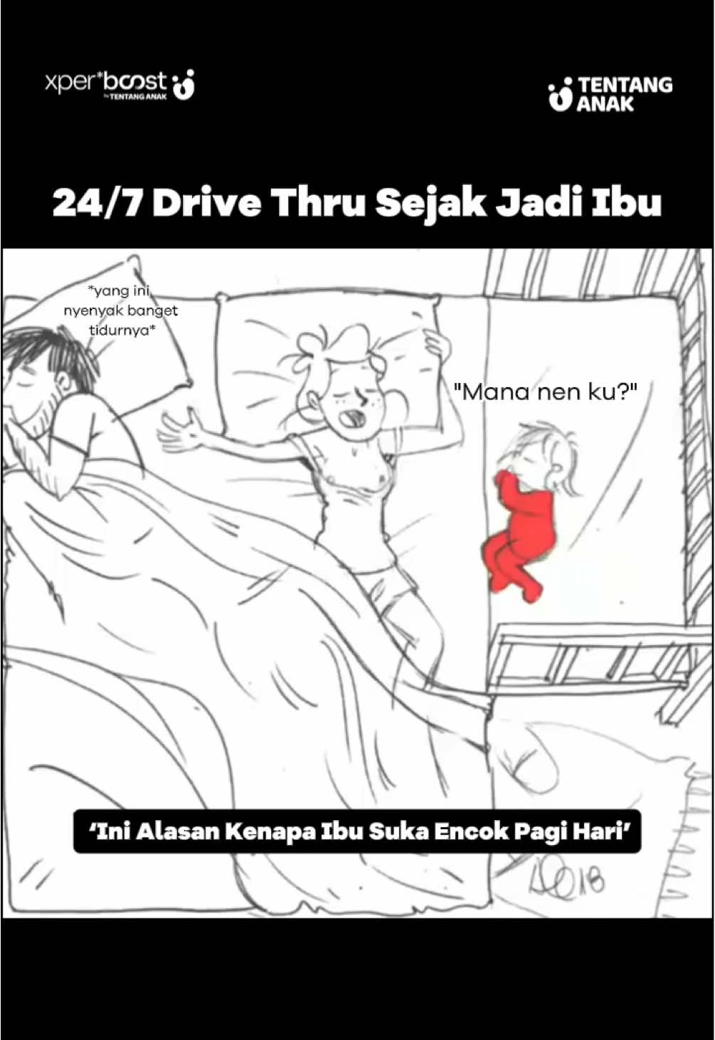 Shift malam: ON Pelanggan tetap: 1 Jam buka: 24/7 Efek samping: pegal, encok, masuk angin 🥲 Bener begitu, Bun?🙂🙂 Tubuh Bunda kerja keras semalaman setiap hari, dan tanpa disadari sering kekurangan vitamin D, padahal penting banget buat daya tahan & menjaga otot tetap kuat. Jadi sebelum lanjut shift malam ini, jangan lupa isi tenaga & vitamin D (600 IU) nya, ya Bun!☀️