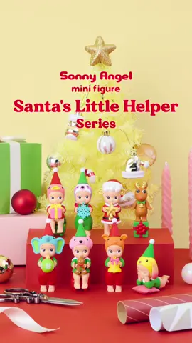 Sonny Angelと一緒にクリスマスを迎える支度をしよう。「Sonny Angel mini figure Santa’s Little Helper Series」が、11月28日(金)に発売！ とんがり帽子をつけてサンタクロースのお手伝いをしているSonny Angelが、どうやら、クリスマスの支度をするあなたのところにも手伝いにきてくれたようです。 ツリーの飾り付けや大切な人へのプレゼントの準備……だんだん近づいてくるクリスマスに、忙しくもときめく日々を送るあなたを、Sonny Angelは優しく微笑んで見守ってくれます。 オーナメントやジンジャーブレッドマンを持って、飾り付けのお手伝いをしてくれるSonny Angel。時には、お手伝い中に寝転んで休憩をしているおちゃめなシーンも。Sonny Angelと過ごすクリスマスは、きっと心温まる思い出になることでしょう。 街が少しずつあたたかい光で煌めくこの季節。心が高鳴るような時間を、Sonny Angelと一緒に過ごしてみませんか。 全8種類のラインナップは、レギュラーフィギュア6種類とシークレットフィギュア2種類で構成されています。どのSonny Angelに会えるかは、箱を開けてからのお楽しみに！   ※商品の発売・仕様は、諸般の事情により変更・延期・中止になる可能性がございます。  ※発売日は国ごとに異なる可能性がございます。   #sonnyangel #christmas 