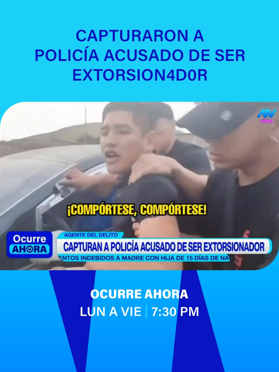 ➡️ Abraham de la Cruz Chachi, quien prestaba servicios en la comisaría Villa Los Reyes, fue capturado junto a su padre Abraham de la Cruz Salazar, alias “Niño”, cuando se encontraban en el local de la empresa de Transporte Lorito y Roma #ATV #atvnoticias #policia #captura #pnp 