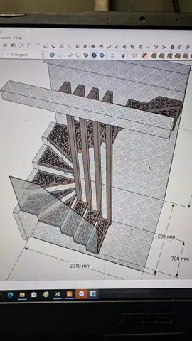 Cầu thang xoắn vuông #xuhuong #xuhuongtiktok #cauthangdep #lancandep #cauthangsoanvuong 