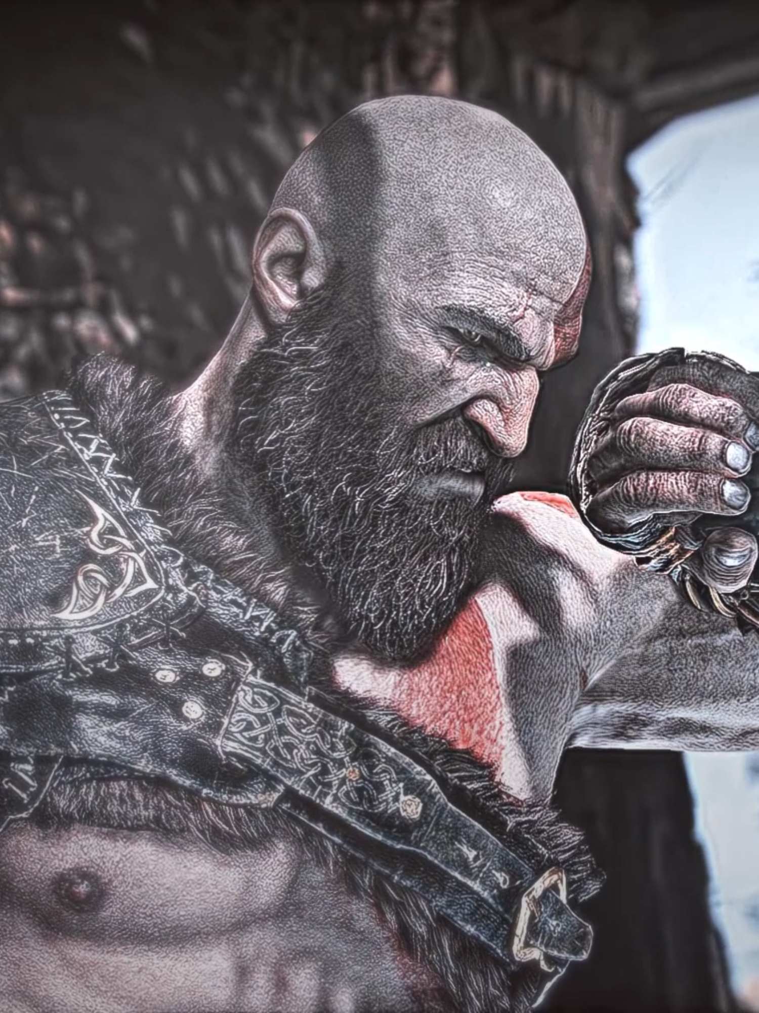 O DEUS DÁ GUERRA - SONG - PULSEBREAKER #godofwar #kratos #edit #aftereffectsedits