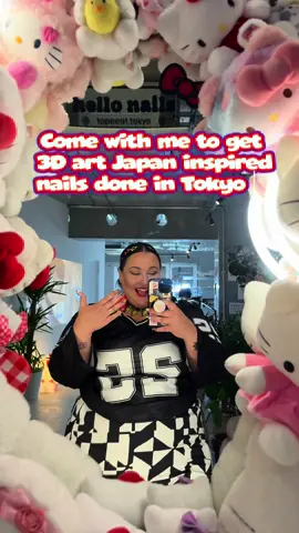 Come with me to get 3d Japan inspired nails done in Tokyo at @topcoat.tokyo! 💅💅💅💅#creatorsearchinsights #3dnailart #japanesenailart 