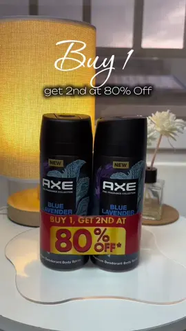 400+ Axe blue lavender  Buy 1 get 2nd at 80% Off #axe #formen #axebodyspray #mensfragrance #fyp 