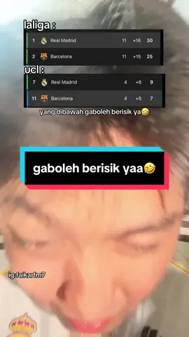 gaboleh berisik yaa🤣 #barcelona #realmadrid #ucl #laliga 
