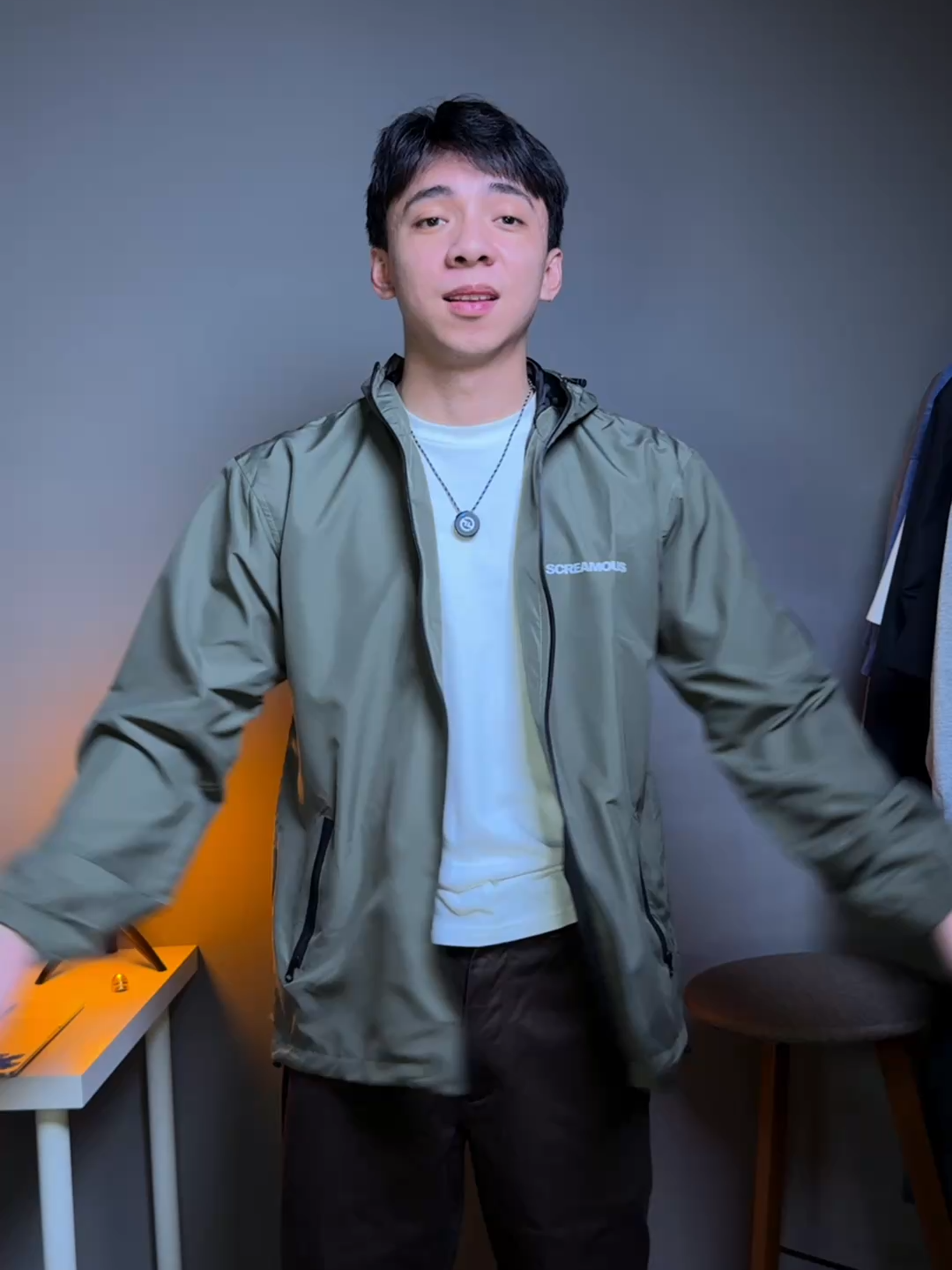 Jaket windbreaker ramires dari screamous, warnanya cakep banget guyss. #ramires #windbreaker #jaket #screamous #brandlokal