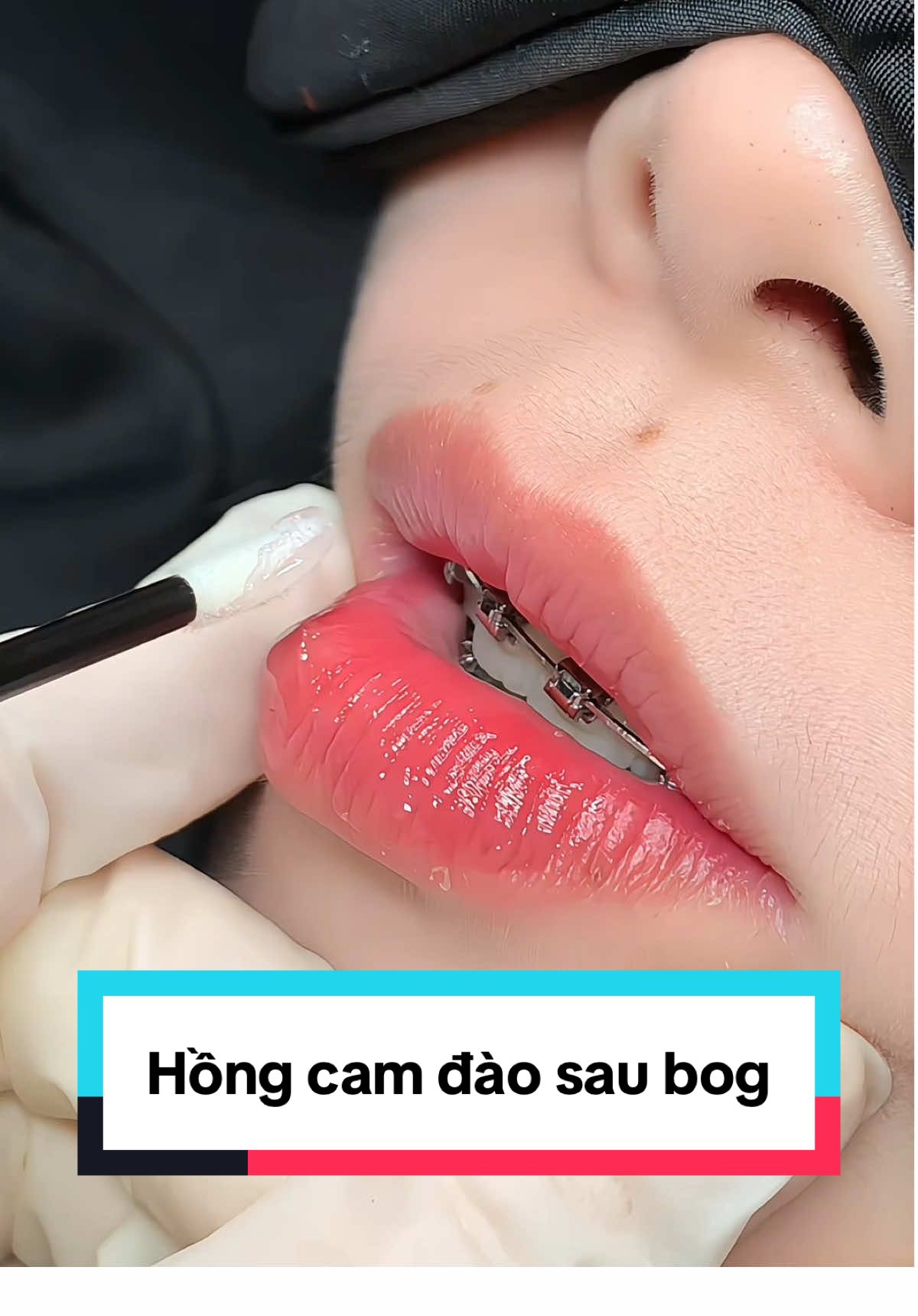 Orange pink kết hợp Red choco + Wine red ( 1:1) nhấn lòng #tubinhphunxam #phunmoidanang #phunmoitunhien #khuthammoinam #dieukhacchanmay 