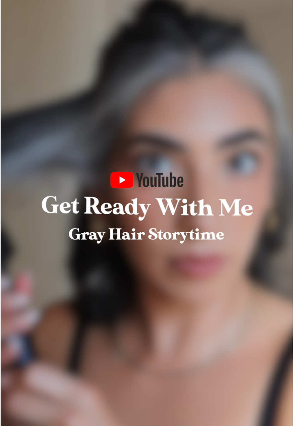 My gray hair journey full video is up on my YouTube channel 🩶 Link in bio, don’t forget to subscribe 🫶🏼😍 #grayhair #silverhair #grayhairjourney 