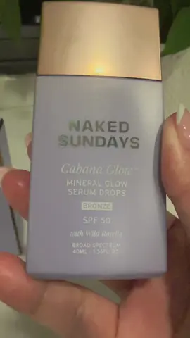 Naked sundays serum drops #nakedsundays #naturalglow #skincare #skinroutine #sunblock 