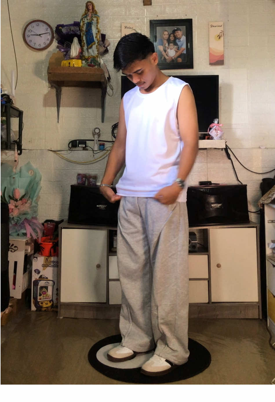 Eto yung sando na perfect sa lahat mapa indoor or outdoor kaman #sando #sandoformen #drifit #muscletee #mensfashion 