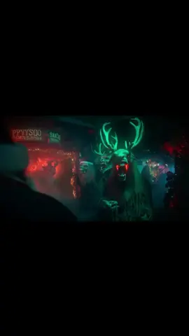 Santa’s House Of Haunted Horrors 👻  . . . #christmasspirit #hauntedhouse #yuletide #christmasgram #fyf #darkchristmas #aivideo #gothchristmas #metalchristmas 