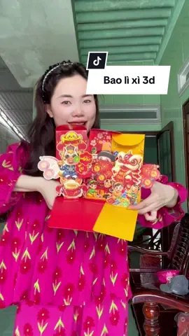 Bao lì xì 3D mẫu mới 2026 cho chị em mình tham khảo thử nha#baolixi #baolixitet #tet2026 #kimngoc98  @Kimngoc98 