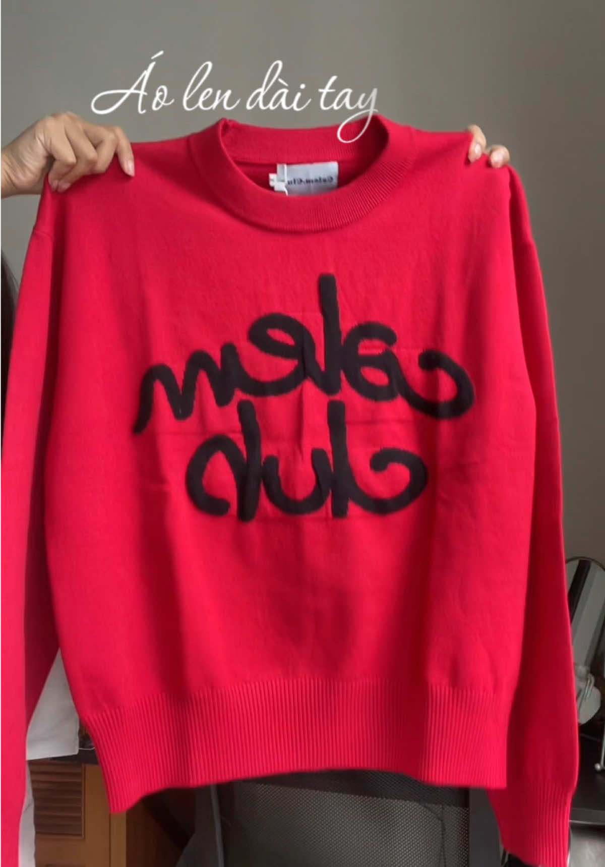 Một chiếc áo len dài tay cho mùa noel #áolen #aolendaitay #calemclub #aolen #aonoel 