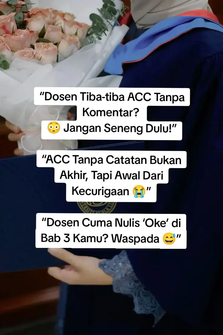 ACC tanpa komentar bukan berarti aman 😅 Bisa jadi dosen nunggu kamu sadar bagian mana yang masih kurang. Jadi, aktiflah nanya waktu bimbingan — bukan nunggu ditegur! 💬 Simpan dan share biar temenmu nggak terlalu cepat senang pas dapet ACC! #jokiskripsi #jokimakalah #jokitugaskuliah #jokiproposal #jokiskripsimurah 