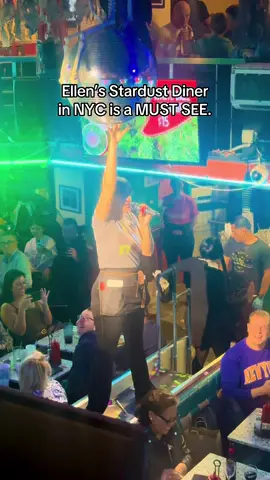 If you’re going to NYC, it’s worth the time to eat at Ellen’s Stardust Diner!!! ⭐️🎭 The talent is INCREDIBLE! #ellensstardustdiner #nyc #nycrestaurants #newyork #broadway 