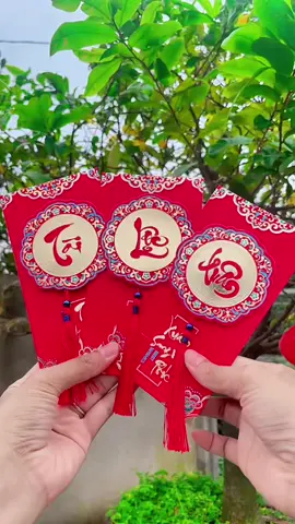 Bao lì xì đỏ nhũ kim tuyến #baolixi #baolixitet #baolixitet2026 #mayphonui 