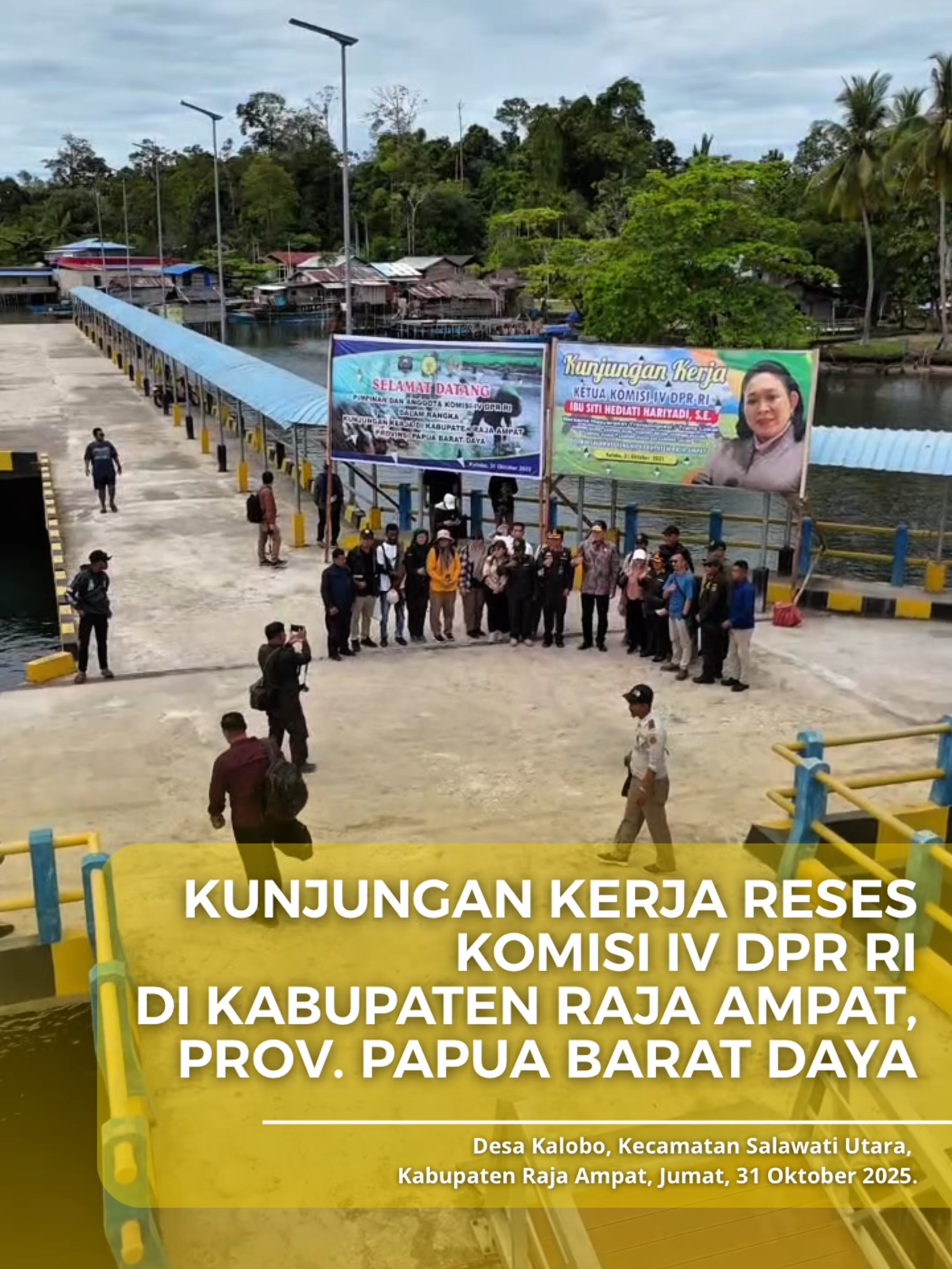 Kunjungan Kerja Reses: Dukungan Komisi IV DPR RI di Kabupaten Raja Ampat untuk Optimasi Lahan Pertanian Berkelanjutan Salawati, Raja Ampat, 31/10/2025. Komisi IV DPR RI melakukan kunjungan kerja reses di Desa Kalobo, Pulau Salawati, Kabupaten Raja Ampat, Provinsi Papua Barat Daya yang bertujuan untuk menjaring aspirasi daerah dalam mendukung peningkatan produksi dan produktivitas pertanian di Kab. Raja Ampat sekaligus mengidentifikasi dukungan Pemda-Kementerian Pertanian sebagai wujud sinergitas kebijakan, program dan kegiatan bidang pertanian tahun 2025. Adapun aspirasi yang disampaikan adalah terkait regulasi konservasi yang tidak hanya melindungi lingkungan, tetapi juga memberdayakan dan memprioritaskan peran masyarakat lokal dalam pembangunan wilayah Raja Ampat termasuk dalam hal fasilitasi bantuan alsintan, peternakan dan optimasi lahan pertanian berkelanjutan. Ditjen Lahan dan Irigasi Pertanian yang diwakili oleh Direktur Pemetaan Lahan dan Irigasi Pertanian, Dr. Andy Wijanarko, S.P., M.Si mendampingi anggota Komisi IV DPR RI pada kunjungan reses tersebut yang juga dihadiri Bupati Raja Ampat, Orideko Iriano Burdam; Dirjen Tanaman Pangan; Dirjen PKH, Kepala Dinas Ketahanan Pangan dan Pertanian Kabupaten Raja Ampat, Walujo B. Hargo dan anggota Forkopimda Kab. Raja Ampat. Kunjungan reses kali ini, Anggota Komisi IV DPR RI yang dipimpin Alex Indra Lukman, S.Sos meninjau beberapa titik lokasi penerima manfaat Program dan Kegiatan Kementerian Pertanian di Kab. Raja Ampat tahun 2025, melakukan diskusi dengan petani eks-transmigrasi wilayah Salawati dan menyerahkan sejumlah bantuan kepada para petani di Desa Kalobo, Pulau Salawati. #pertanian #pertanianmaju #petanisejahtera #swasembadapangan #kementerianpertanian #rajaampat #papuabaratdaya
