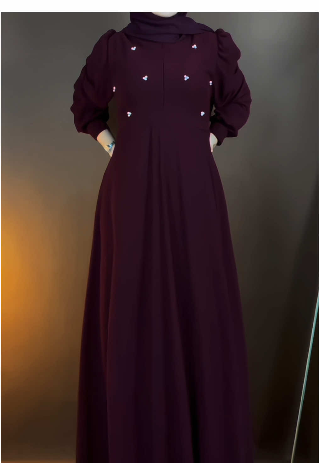 simpel cantik elegant ✨🌹#dressceruty #dresskekinian #gamis #dresslebaran #dresskondangan 