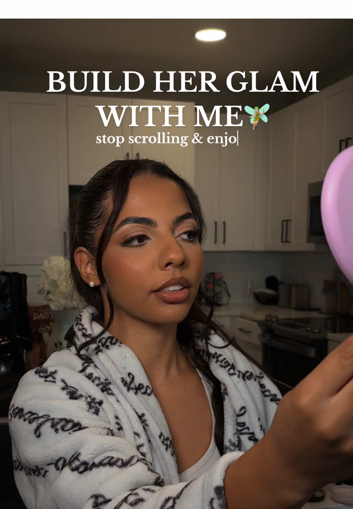 take a break from scrolling and watch me build this soft matte bridal glam ✨🧚🏼 save this for your next makeup appointment!  key makeup products:    *skin prep:  - @Origins Skincare mega mushroom serum & ginzing glow boosting  - @Glow Recipe hue drops - @Peach & Lily pure radiance brightening eye cream - @DanessaMyricksBeauty illuminating veil mixed with GR hue drops - @Haus Labs triclone foundation + @NARS Cosmetics all natural radiant foundation - @rhode skin toasted teddy blush + @Huda Beauty peach sorbet set with @maccosmetics coppertone blush  - #hauslabs highlighter in fire opal  - @Armani beauty eye tints set with #hudabeauty icy nude palette - @M.A.C Cosmetics Store cork liner, huda beauty lip liner in pinky brown liner, #plouise lip base, & #armanibeauty & huda beauty faux filler glosses #houstonmakeupartist  